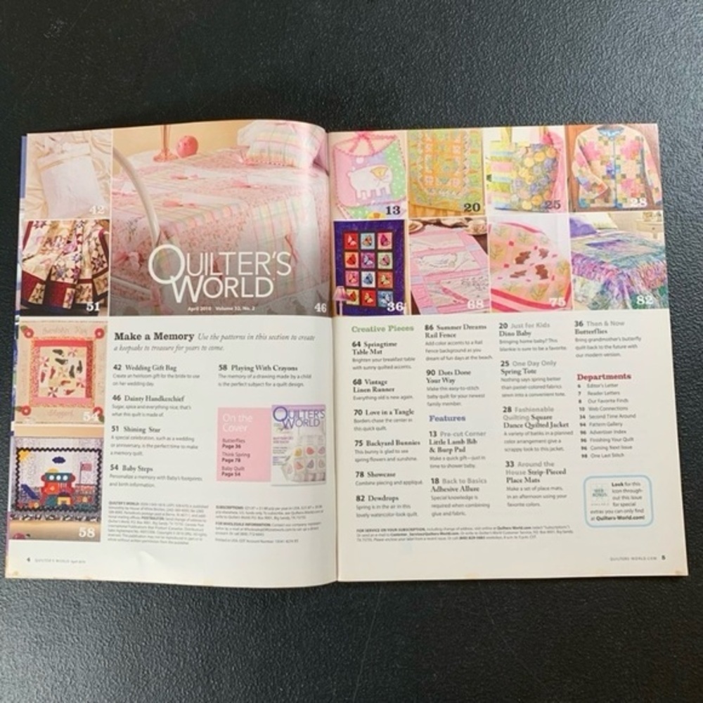 5 “April-May-Spring-Summer” Quilting Magazines. - Picture 3 of 16
